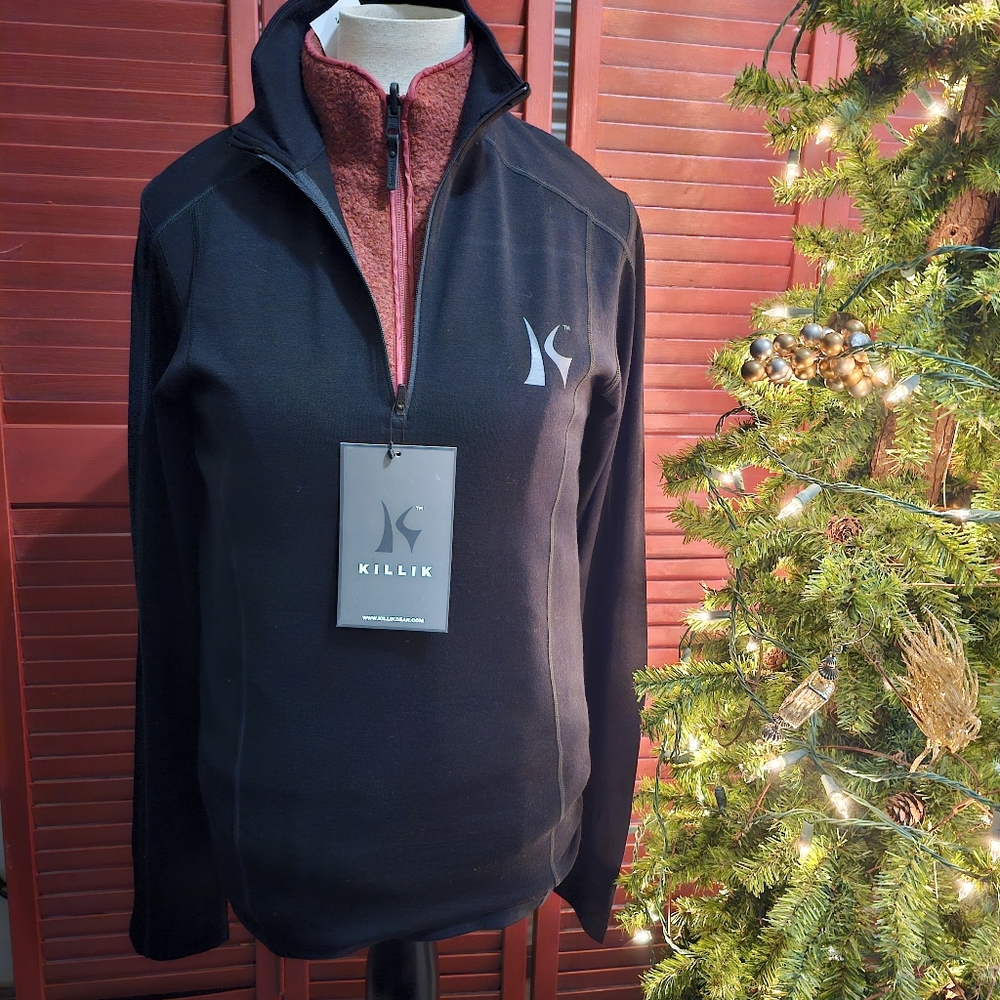 Killik Black Wool Base LAYER Shirt size Small